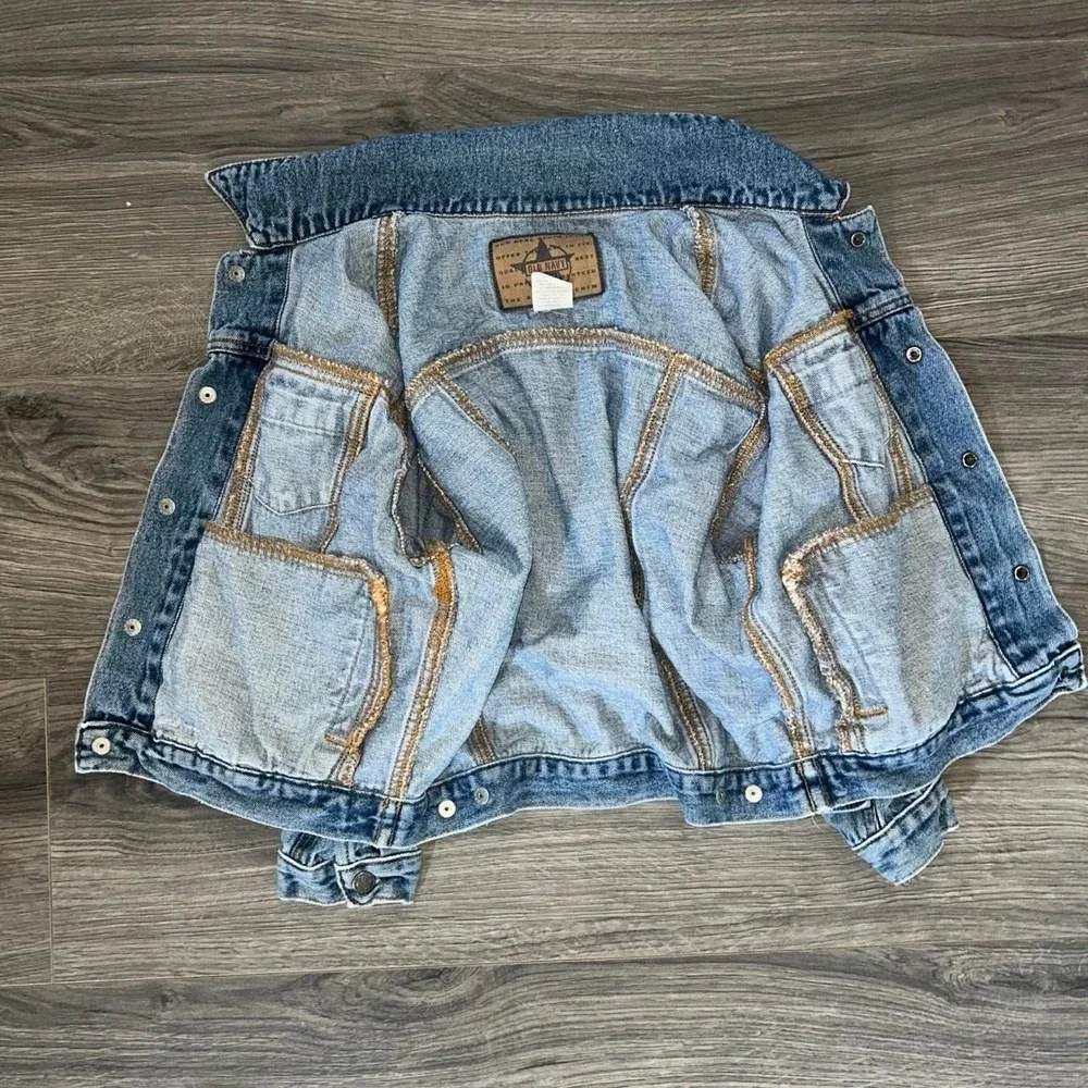 Vintage 90s Kids Blue denim jacket size 6/7